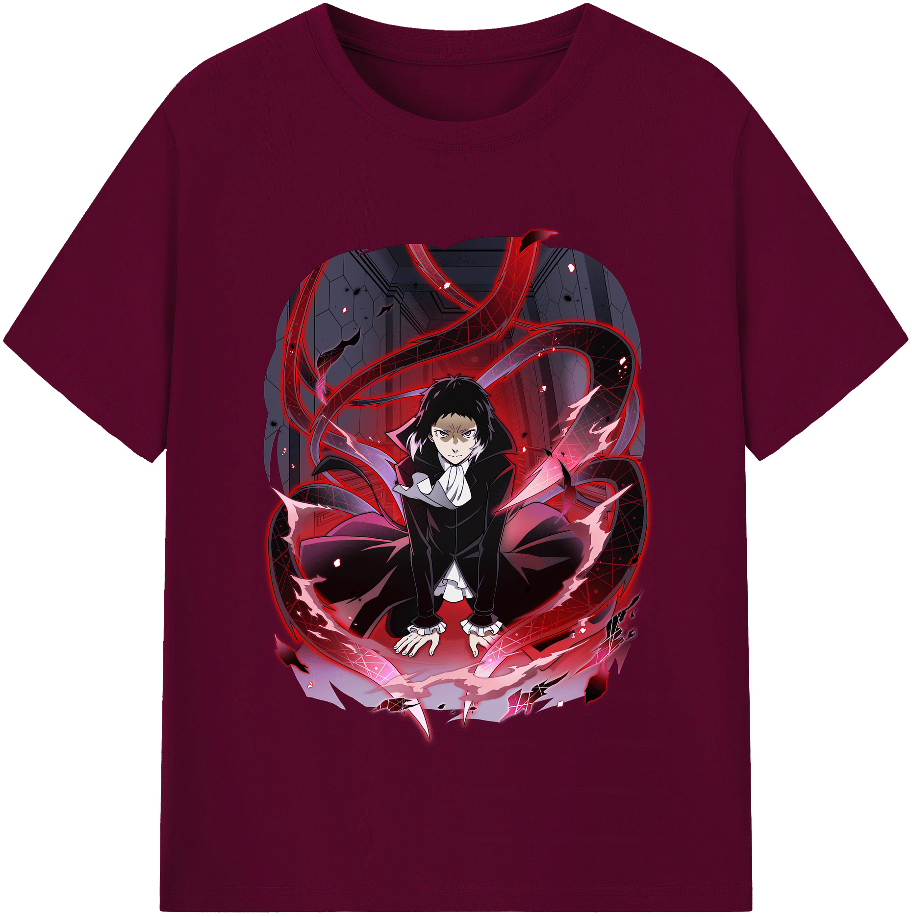 （画像用） 文豪ストレイドッグス Bungo Stray Dogs レディースカジュアルプリントTシャツ（綿100％）